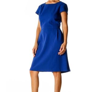 Eliza J Blue Formal Sheath Dress Size 8 Work Business